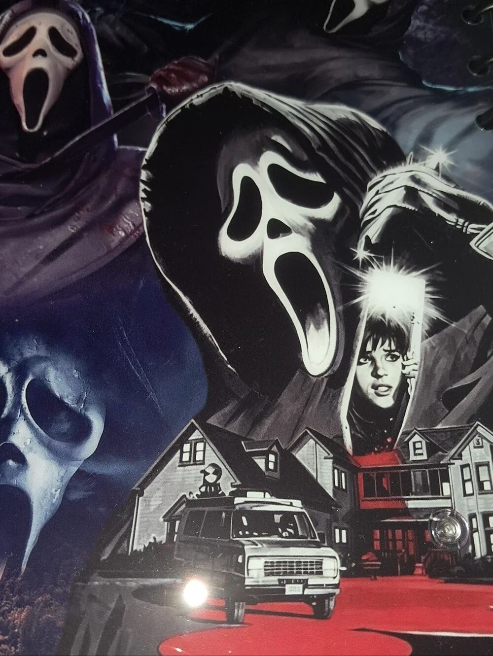 New! A5 Size GHOST FACE Acrylic Shaker Notebook